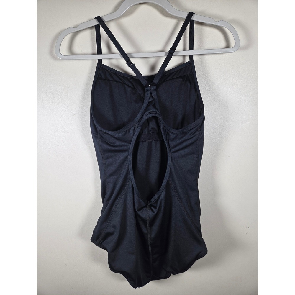 Baleaf Womens Black One Piece Swimsuit Athletic Training Swimwear Size 36 - Picture 3 of 7
